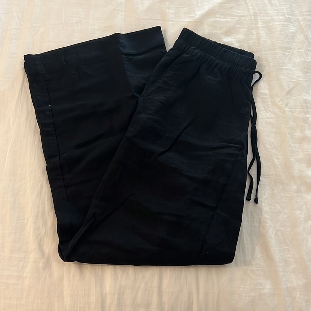 A New Day (Target) black linen wide leg pants